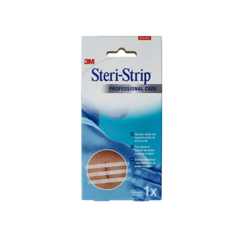 3M Steristrips hechtpleister - diverse maten - 6 mm x 38 mm - 6 stuks per strip - 1 stuk