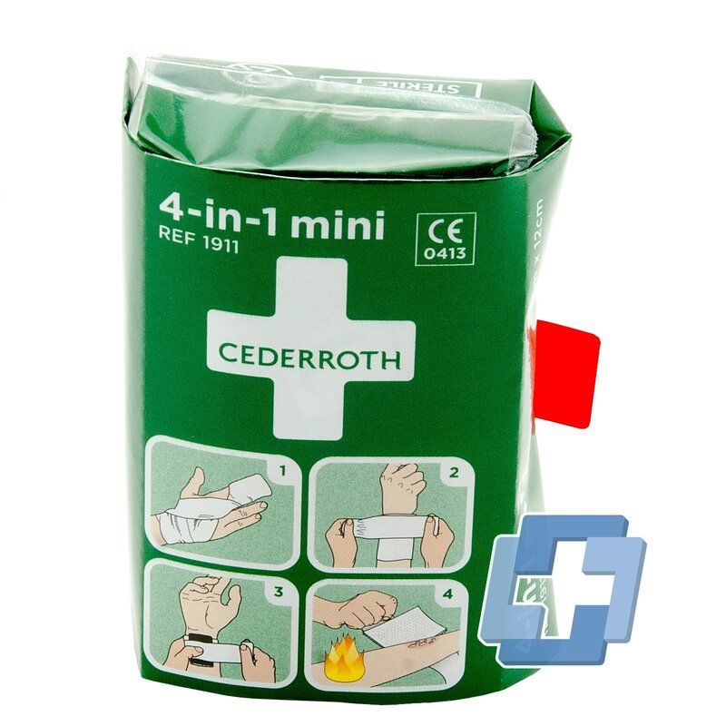 Cederroth 4-in-1 Mini bloedstelpend verband