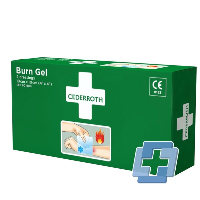 Cederroth Brandwondenkompres - 10 x 10 cm (2 stuks)