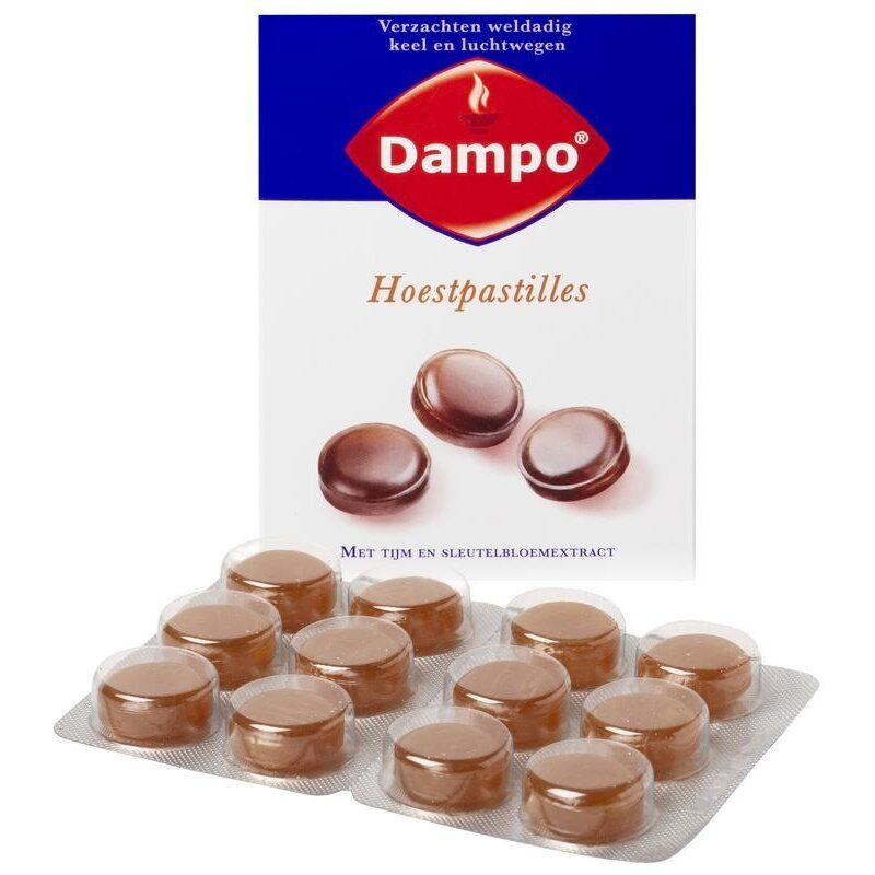 Dampo Hoestpastilles met thijm en sleutelbloem (24 stuks)