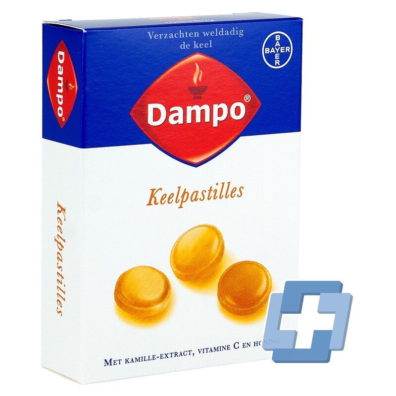 Dampo Keeltabletten honing (24 stuks)
