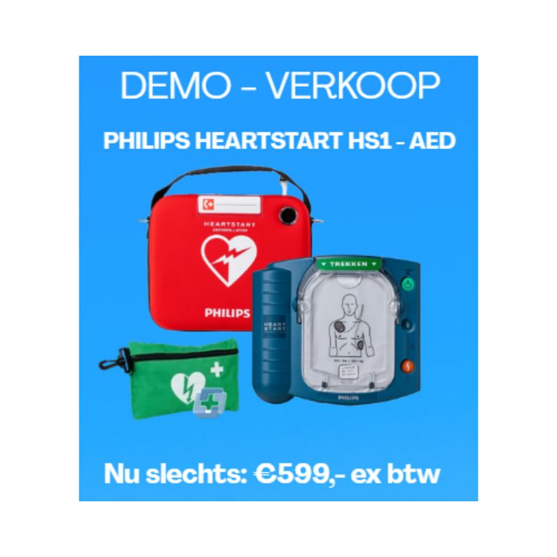 DEMO - Philips Heartstart HS1 AED + Philips Draagtas