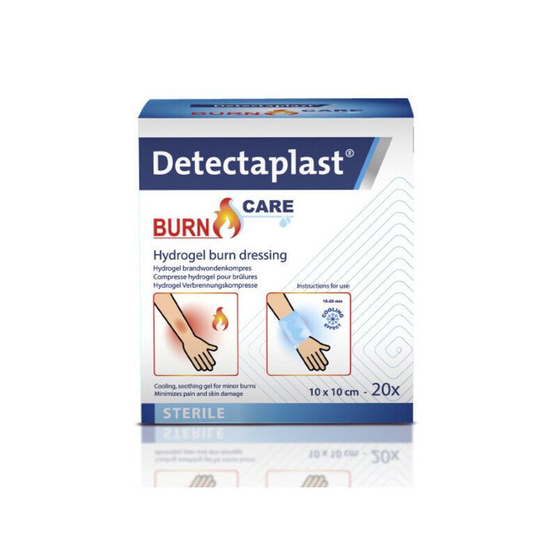 Detectaplast Burn Gel Dressing 10x10cm (20 stuks)