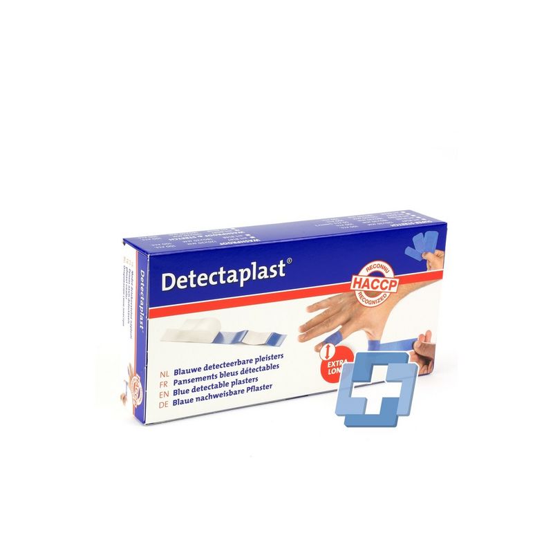 Detectaplast Elastic blauwe pleisters 180x20mm (100 stuks)