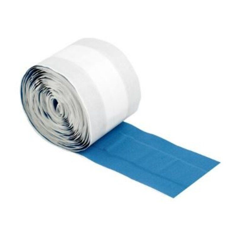 Detectaplast Elastic blauwe textiel pleister, op rol, 6 cm x 1 m
