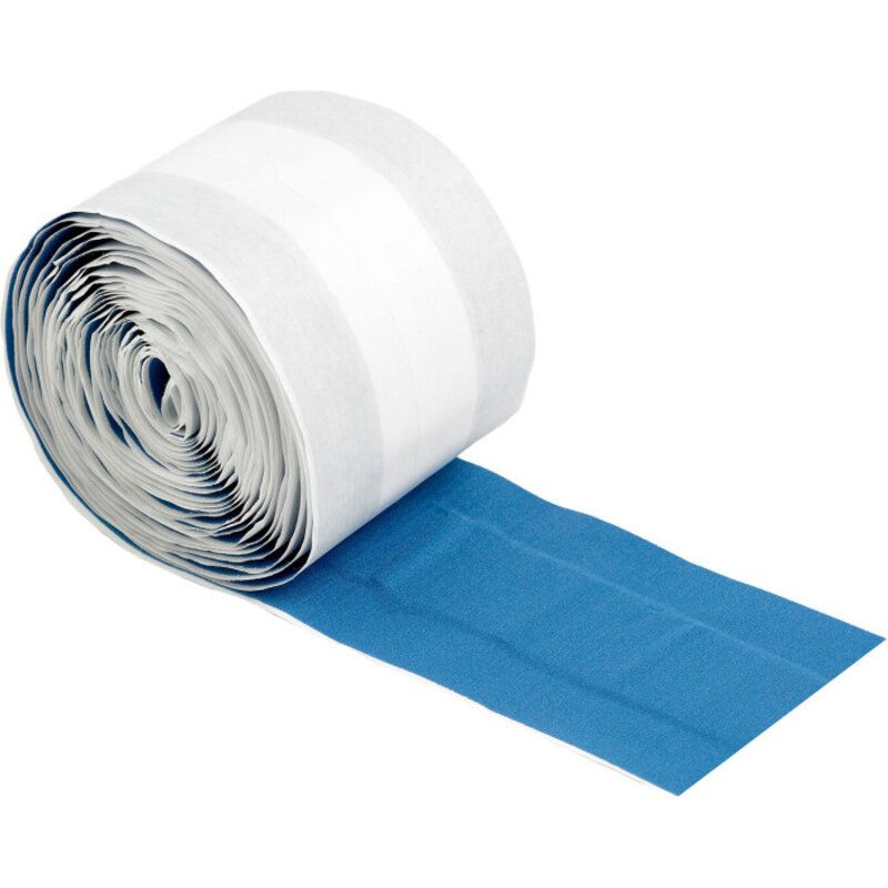 Detectaplast Elastic blauwe textiel pleister, op rol, 6 cm x 5 m
