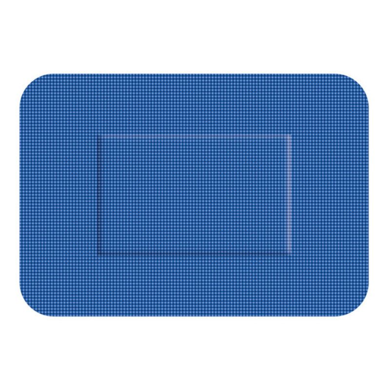 Detectaplast Elastic blauwe textiel pleisters, 50 x 72 mm (50 stuks)