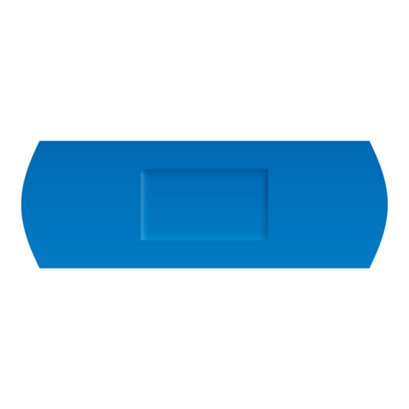 Detectaplast Universal blauwe PE pleisters, waterbestendig, 25 x 72 mm (100 stuks)