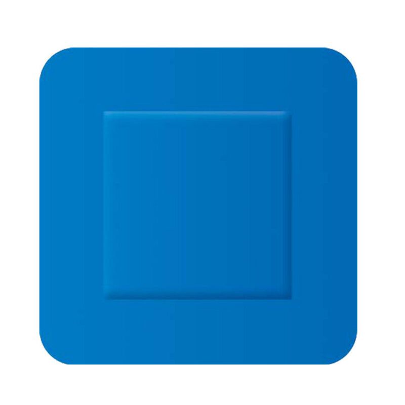 Detectaplast Universal blauwe PE pleisters, waterbestendig, 38 x 38 mm (100 stuks)