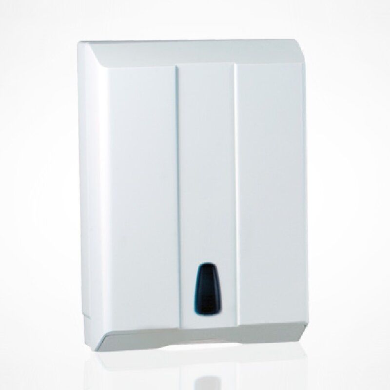 Euro Select Handdoekdispenser wit t.b.v. z-vouw handdoekjes