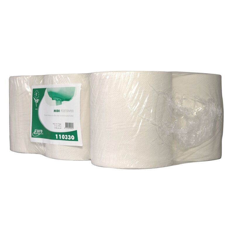 Euro Select Poetspapier midi ECO - 300 m x 20 cm