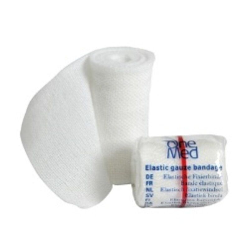 Evercare elastisch fixatiewindsel 4mx4cm, per stuk in cellofaan (20 stuks)