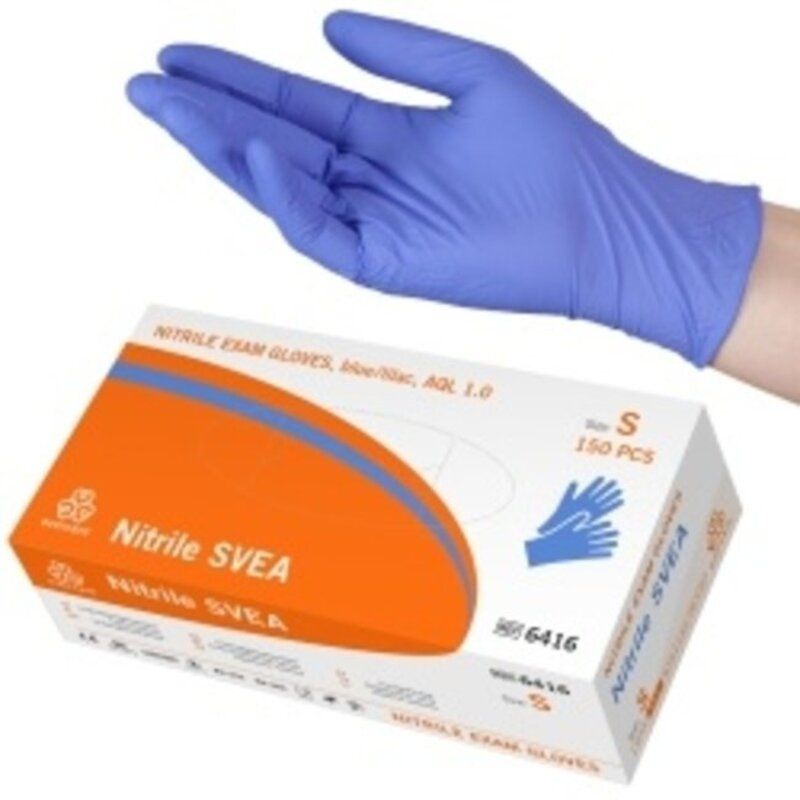 Evercare nitrile SVEA AQL1.0 handschoenen onsteriel pdv - S