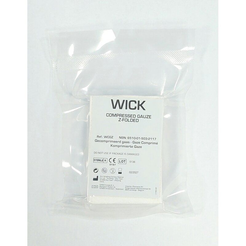 H&H Compressed Z-fold Gauze CE (1 Stuks)