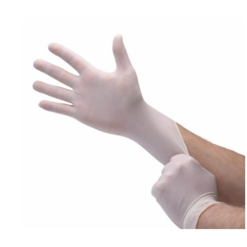 Handschoenen latex ongepoederd niet steriel (100 stuks) - Maat S