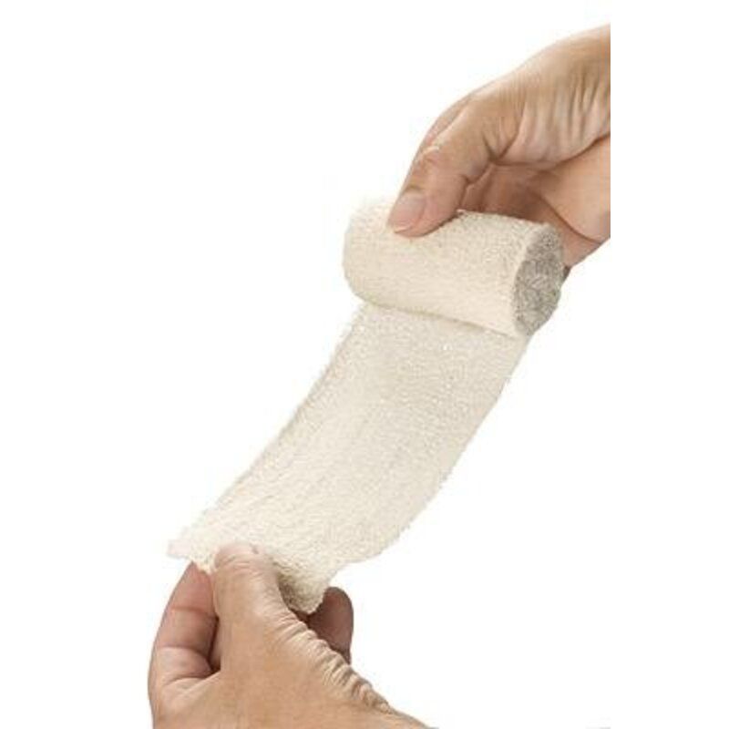 HEKA Elastisch fixatiewindsel crêpe - 4 m x 6 cm (per stuk)