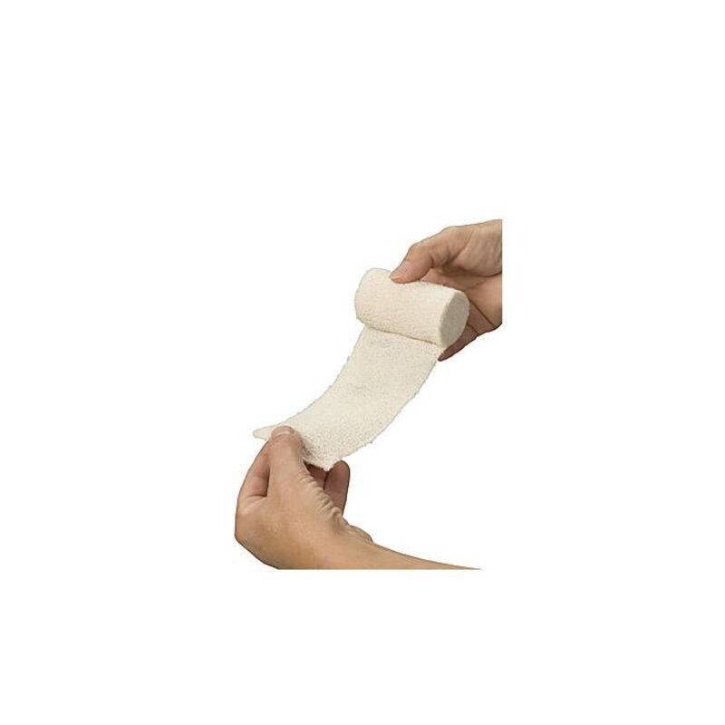 HEKA Elastisch fixatiewindsel crêpe - 4 m x 8 cm (per stuk)