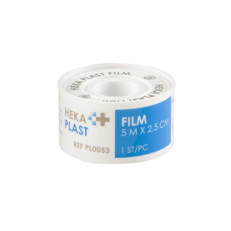 HEKA Film - PE clear tape met perforatie - 5 m x 2,5 cm (per stuk)