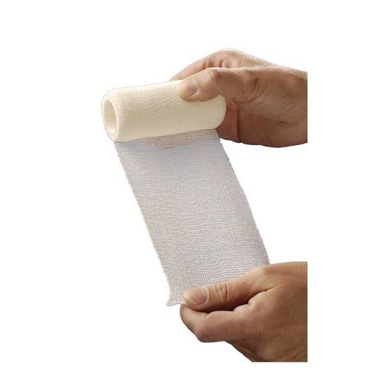 HEKA Haft verklevend elastisch fixatiewindsel - 4 m x 4 cm (per stuk)