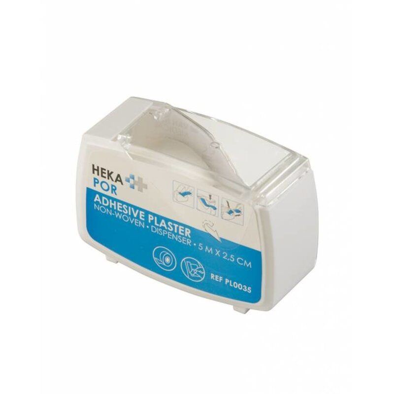 Heka Non-woven hechtpleister in dispenser - 5 m. x 2,5 cm