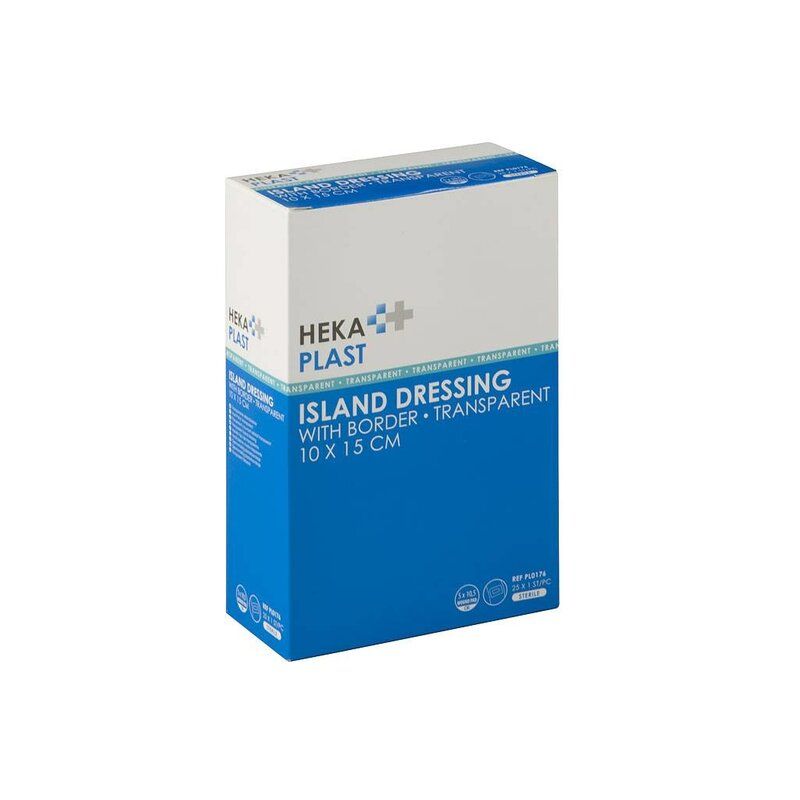 HEKA plast border transparant - 10 x 15 cm steriel (25 Stuks)