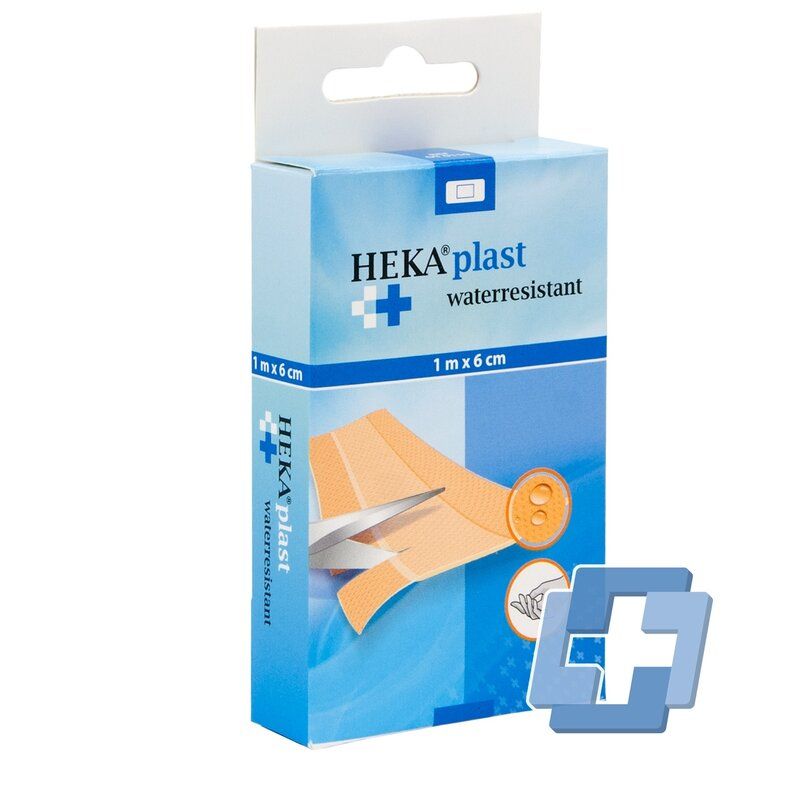 HEKA Pleisters PE waterafstotend - 1m x 6 cm (10 stuks)