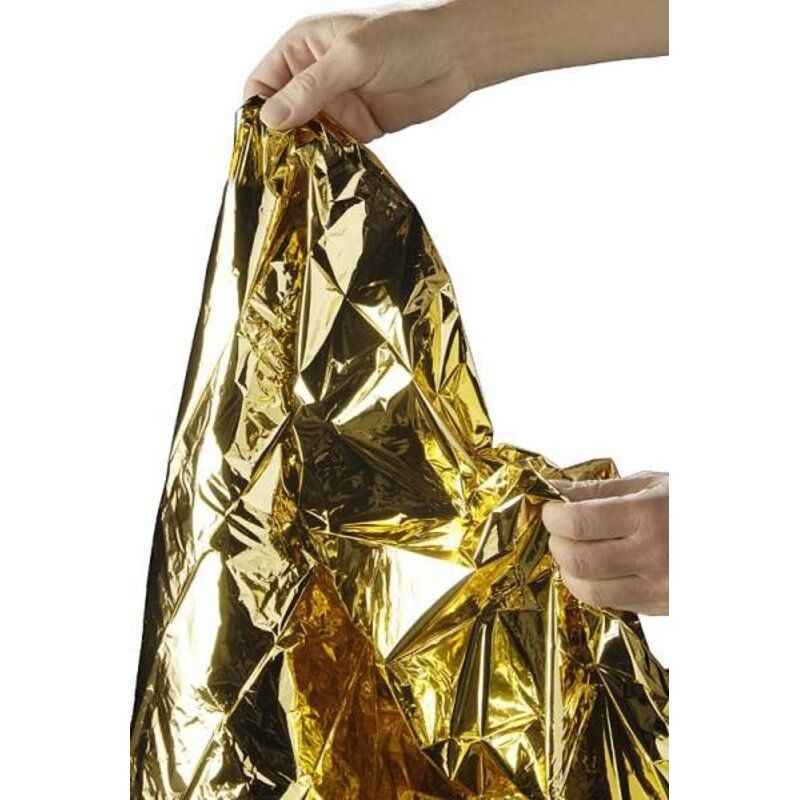 HEKA Reddingsdeken zilver/goud 160x210cm (1 Stuks)