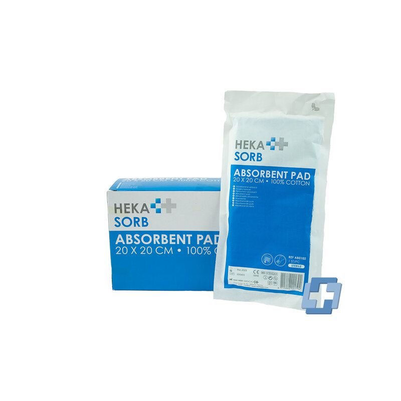 HEKA Sorb steriel - 20 cm x 20 cm (10 stuks)
