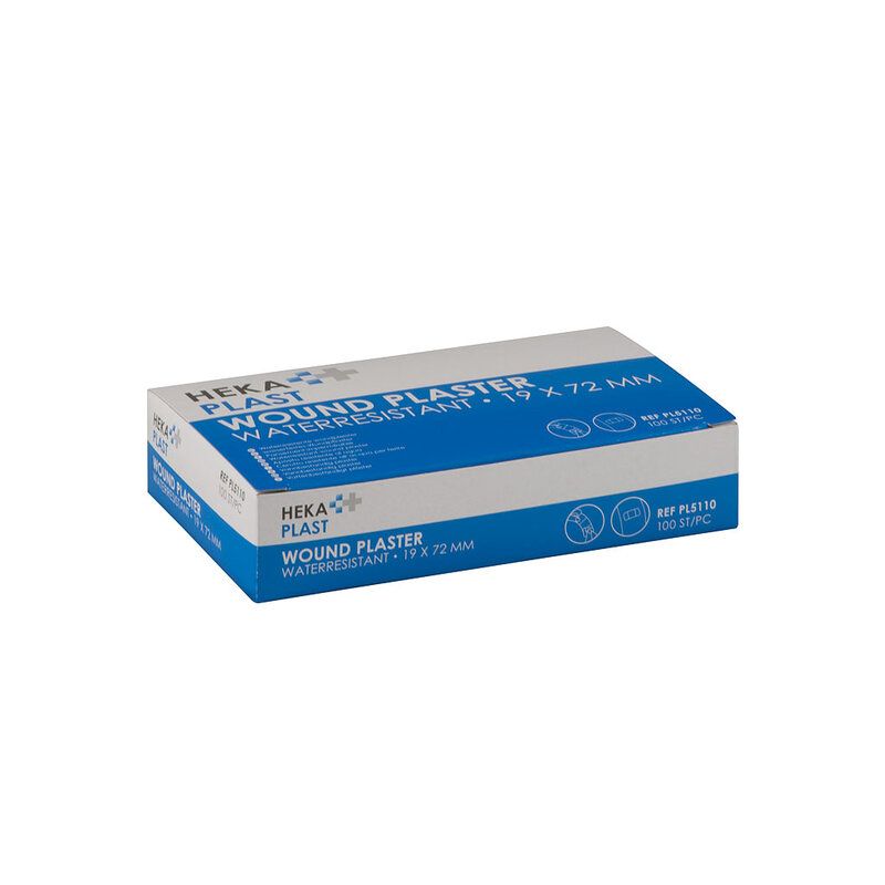 HEKA Waterbestendige pleisters PE - 19 x 72 mm (100 stuks)