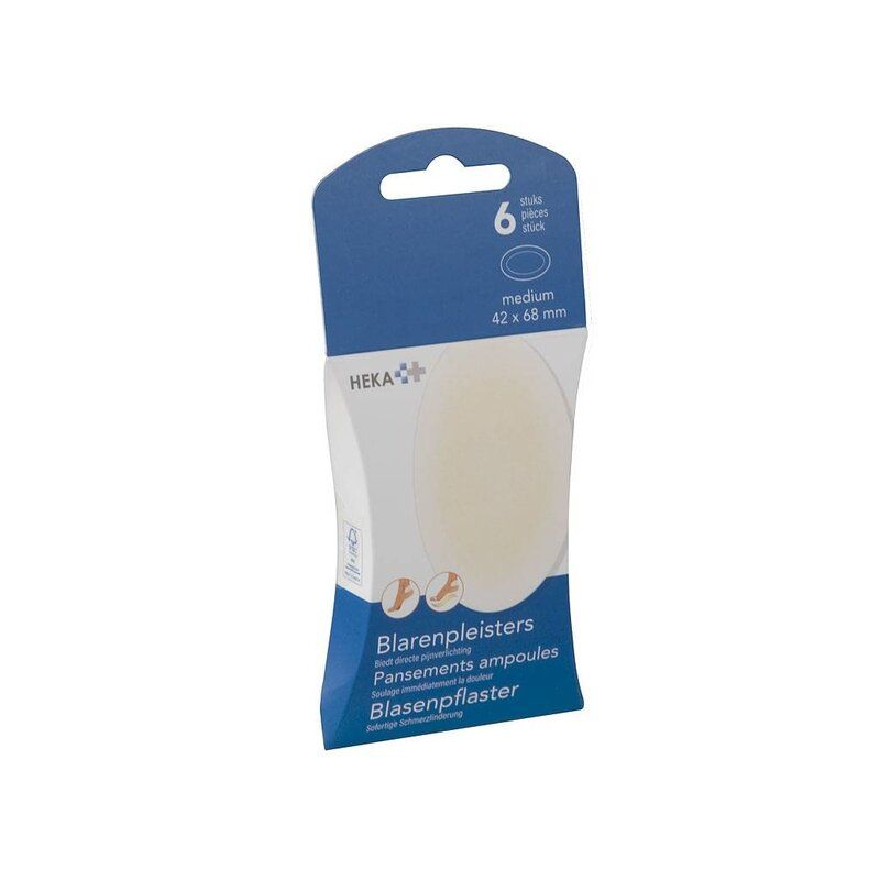 HEKAPLAST Blister blarenpleisters - 6 stuks / blister