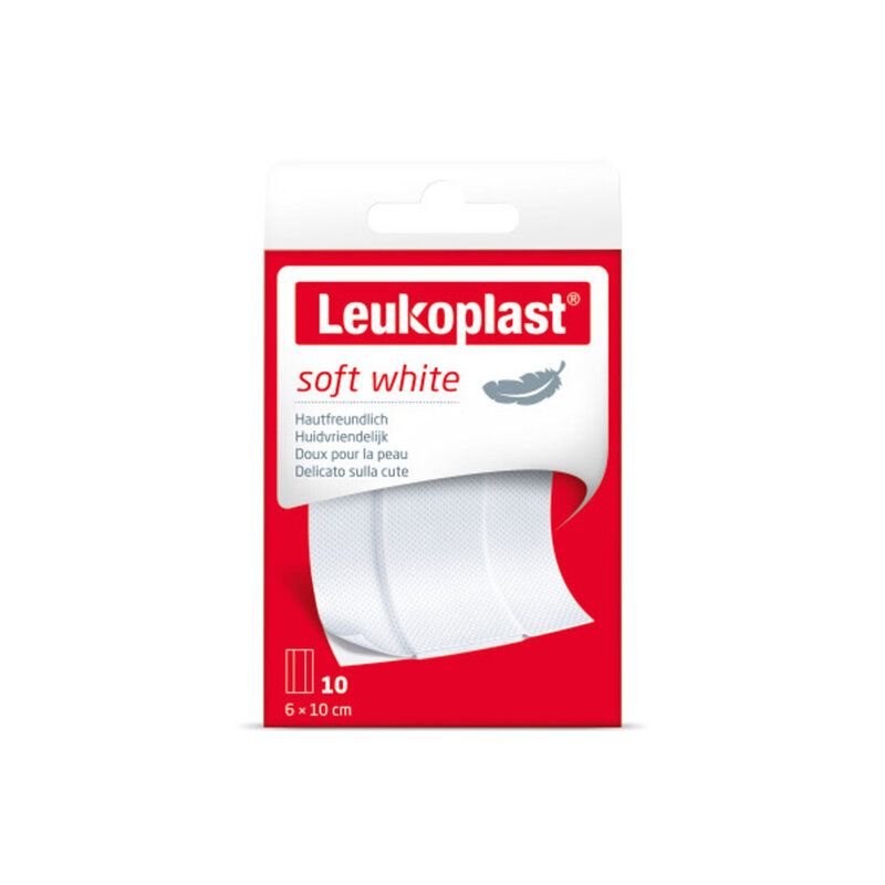 Leukoplast Soft White - 6 x 10 cm (10 strips)