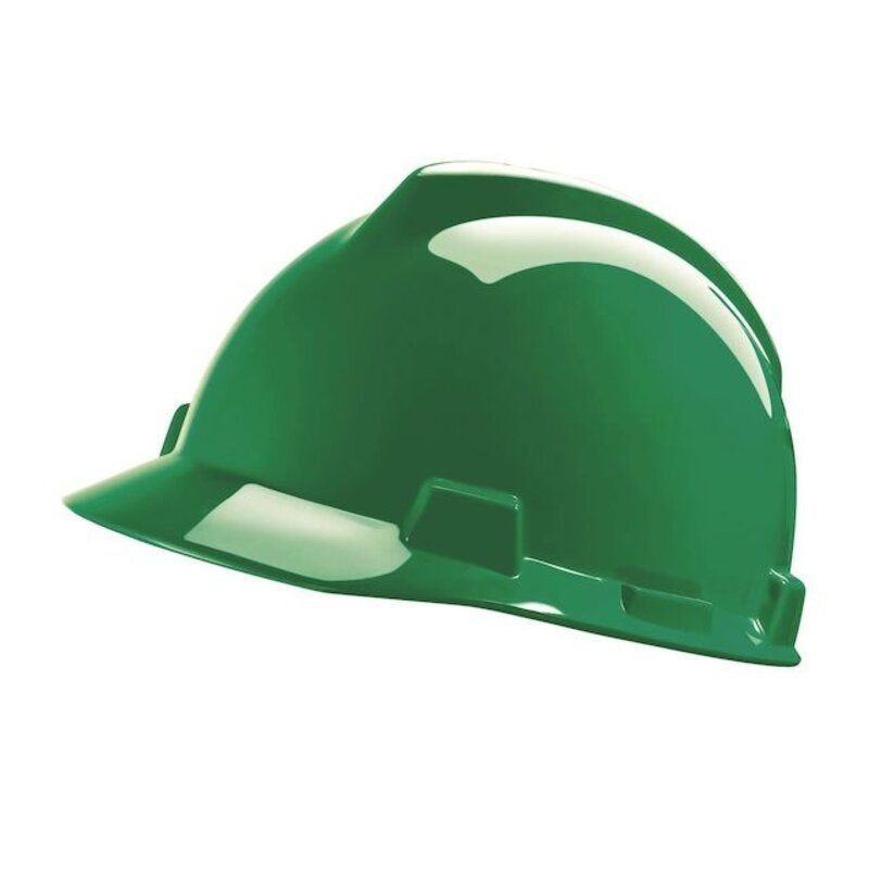 MSA V-Gard 200 veiligheidshelm HDPE zonder ventilatie diverse kleuren - Groen
