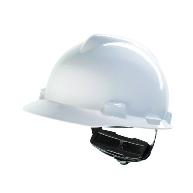 MSA V-Gard 200 veiligheidshelm HDPE zonder ventilatie diverse kleuren - Wit