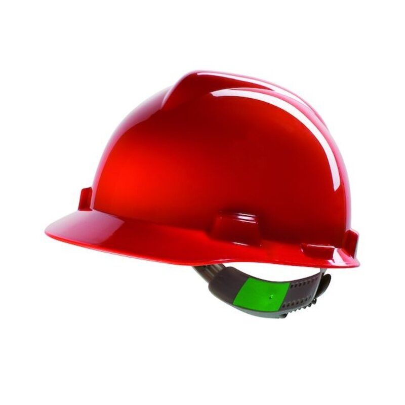 MSA V-Gard 200 veiligheidshelm HDPE zonder ventilatie diverse kleuren - Rood