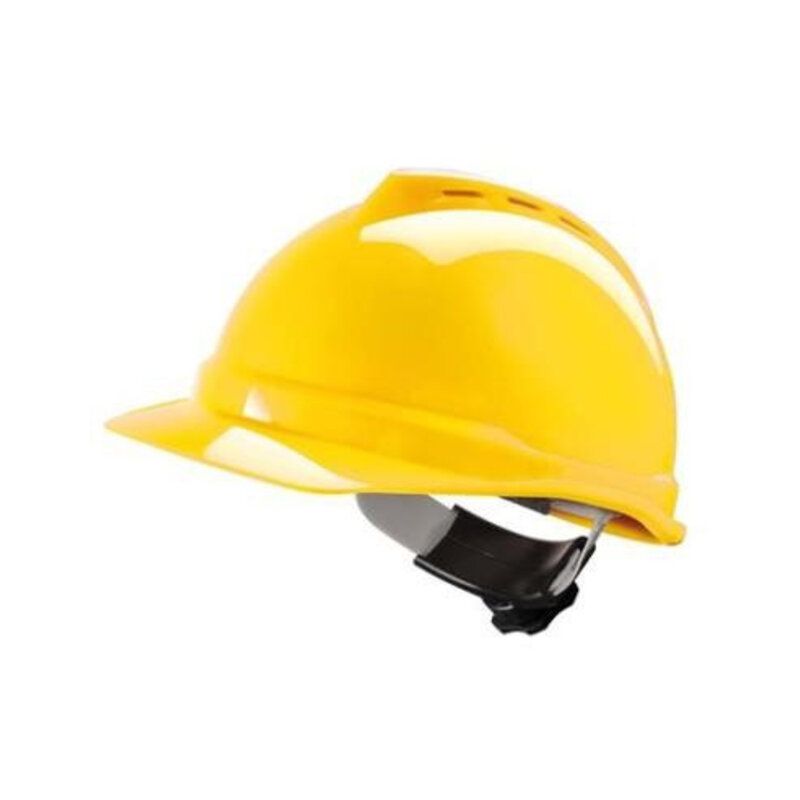 MSA V-Gard 500 veiligheidshelm HDPE met ventilatie diverse kleuren - Geel