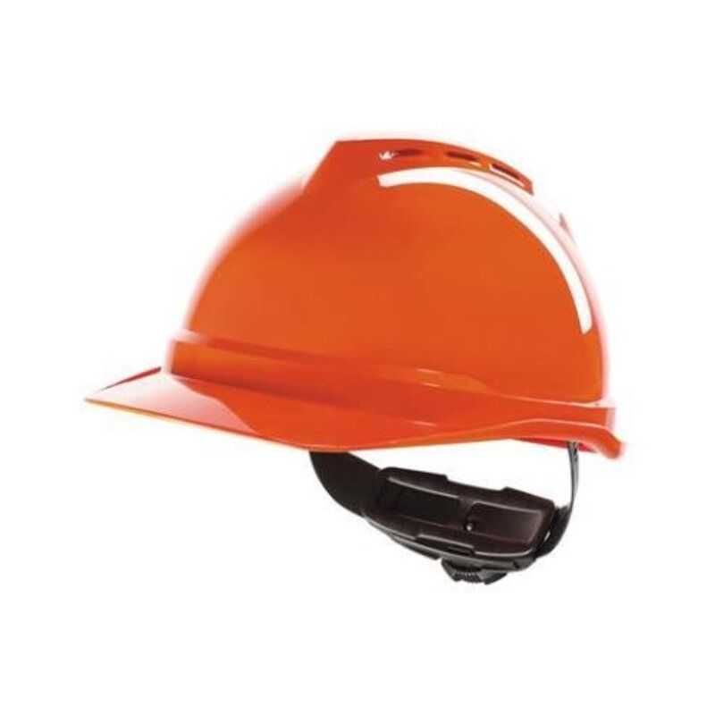MSA V-Gard 500 veiligheidshelm HDPE met ventilatie diverse kleuren - Oranje