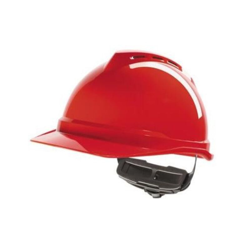 MSA V-Gard 500 veiligheidshelm HDPE met ventilatie diverse kleuren - Rood