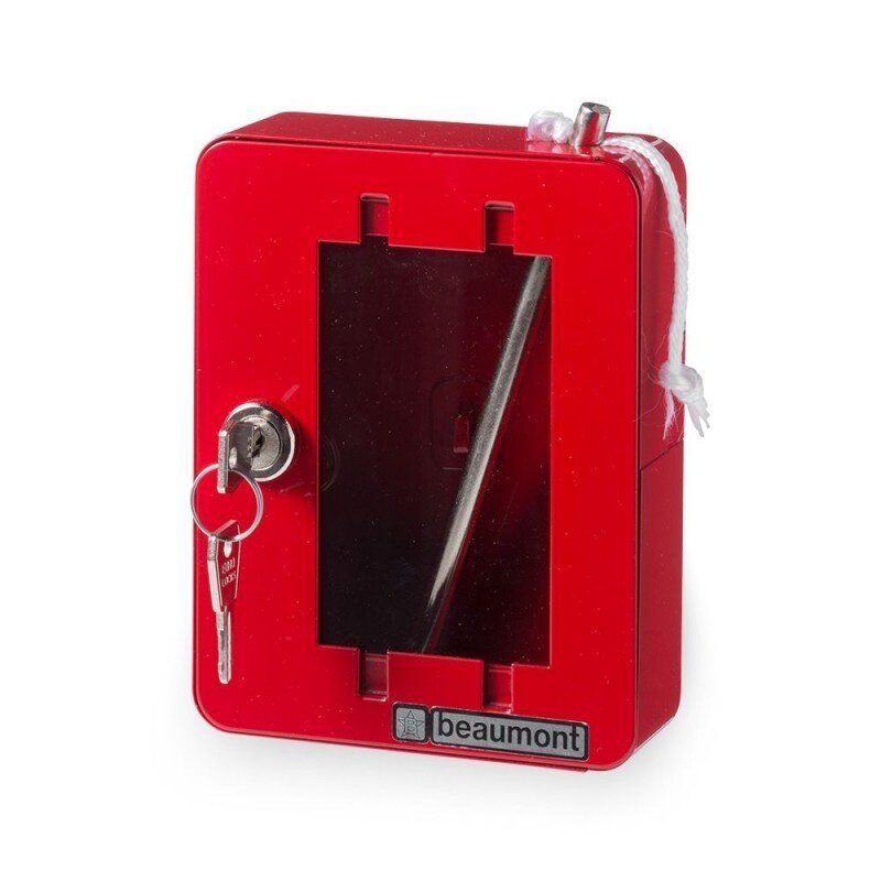 Noodsleutelkastje NK1 rood 115 x 150 x 40 mm