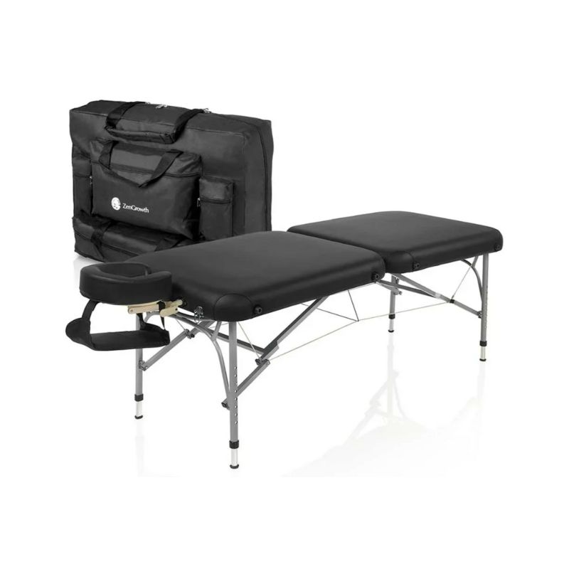 Opklapbare Massagebank - 2-Delig - Zwart