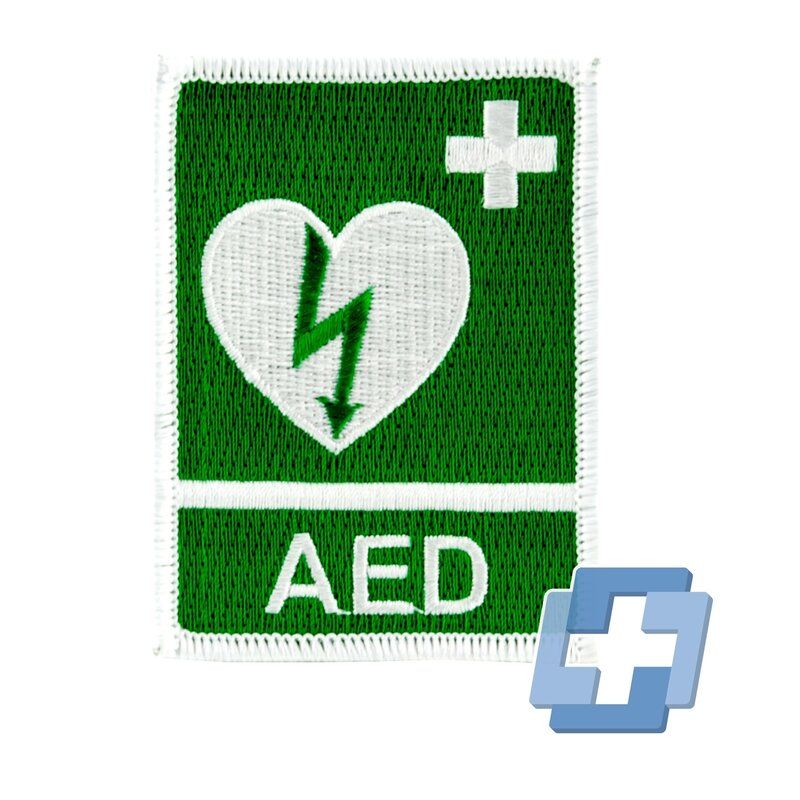 Pictogrambadge AED ILCOR - 60 x 80 mm