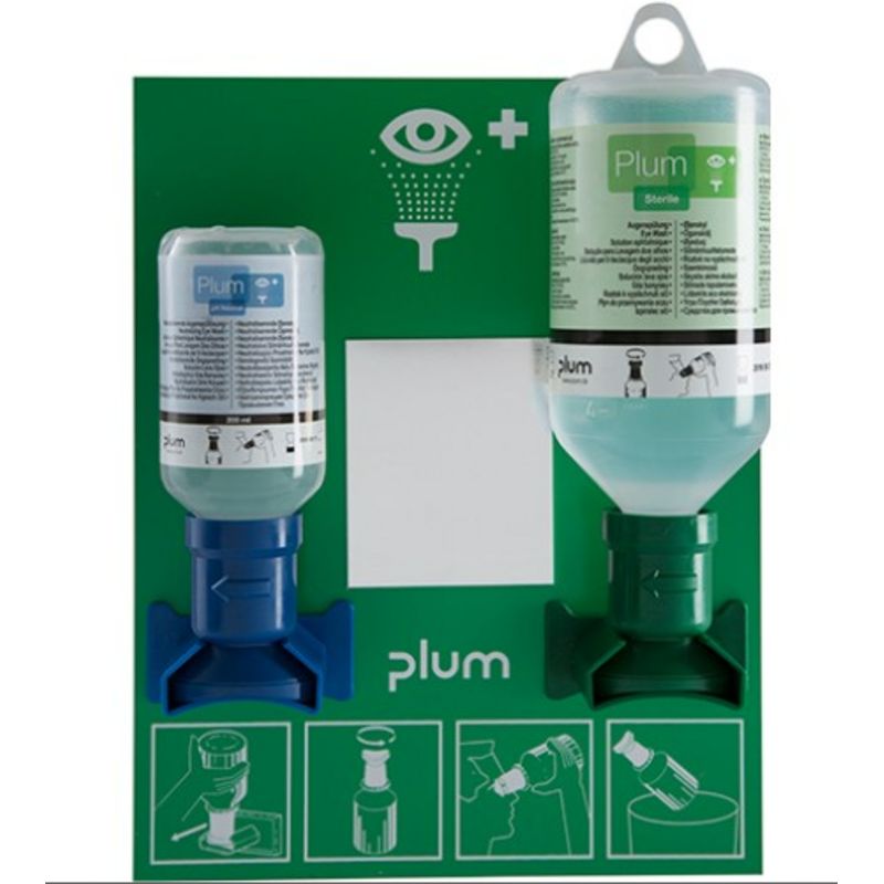 Plum Oogspoelstation incl. 1x 500 ml. en 1x 200 ml pH neutraal