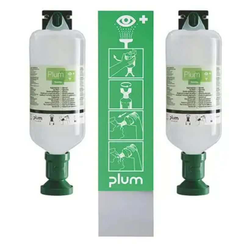 Plum Oogspoelstation maxi incl. 1.000 ml (2 stuks)