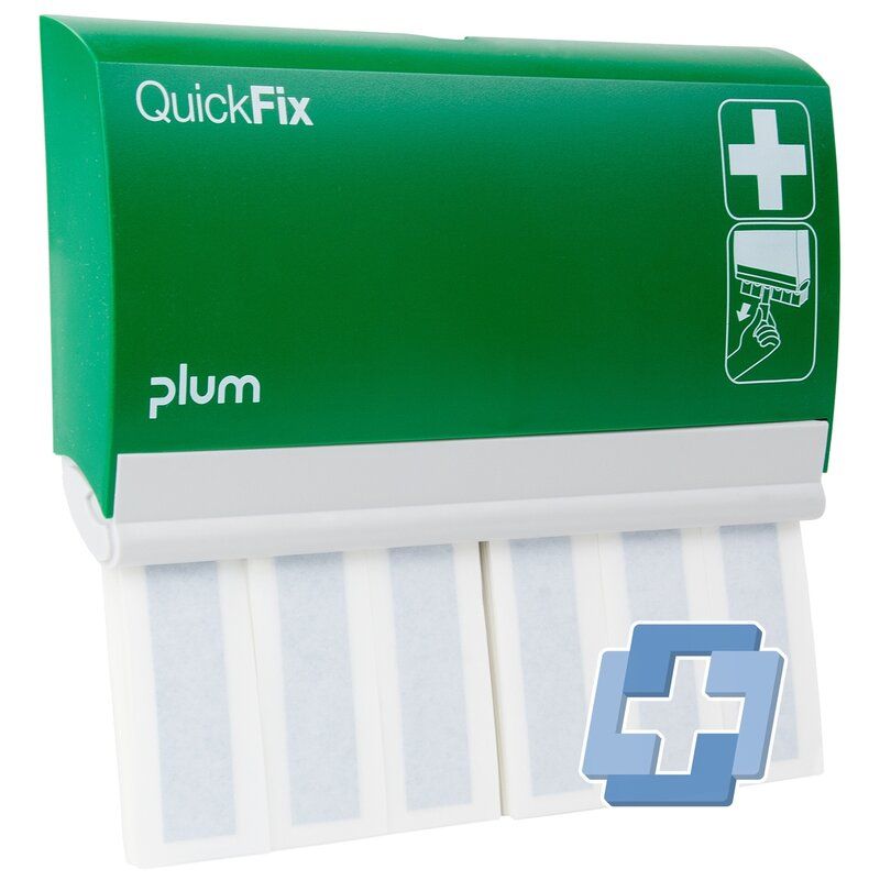 PLUM QuickFix lange vinger pleistterdispenser HACCP - 120 x 20 mm