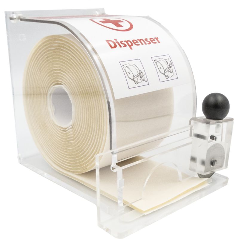 Protectaplast Dispenser 6cm x 5m met snijwiel - inclusief rol Protectaplast Elastic