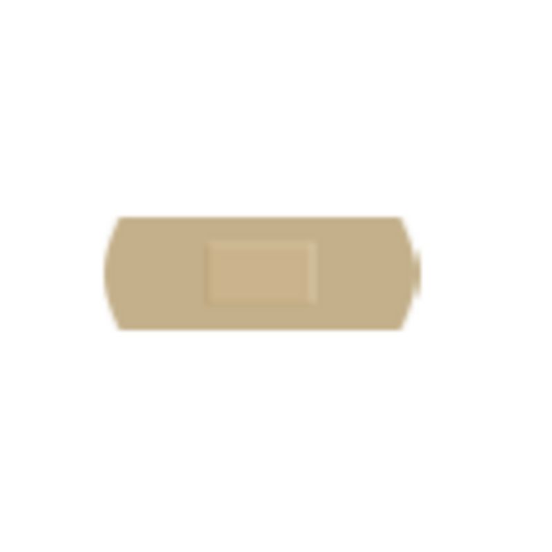 Protectaplast Elastic huidskleurige pleisters textiel 19 x 72 mm (100 stuks)