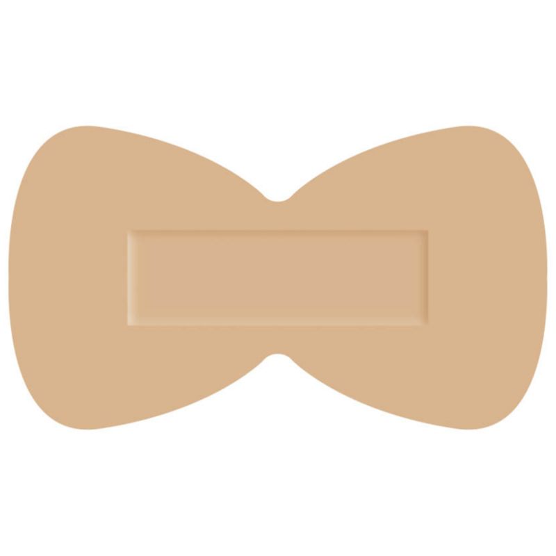 Protectaplast Universal huidskleurige PE pleisters 68 x 38 mm (Vlinder) (50 stuks)
