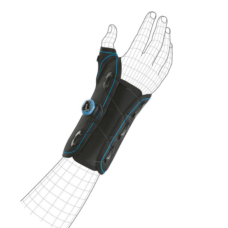Quickfit Boa Pols/duimbrace - Maatvoering: maat 04 17,5 - 19 cm, Links of Rechts: Rechts