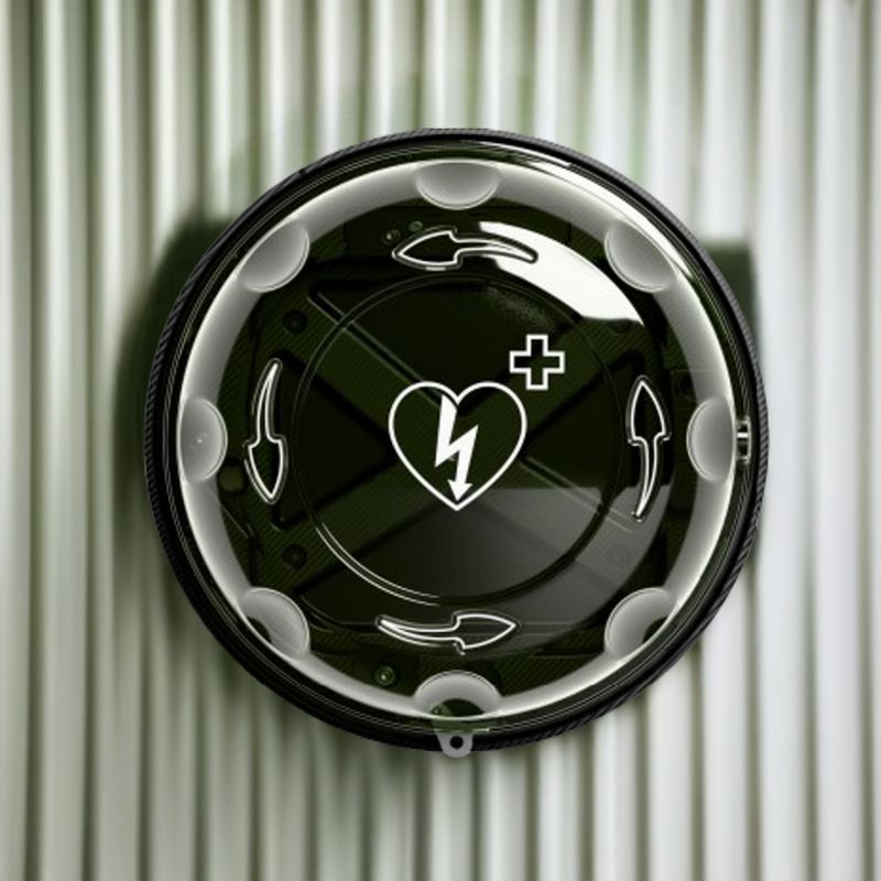 Rotaid AED wandkast solid plus heat