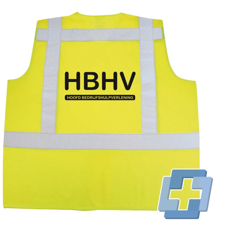 RWS veiligheidsvest geel - HBHV (Hoofd BHV)