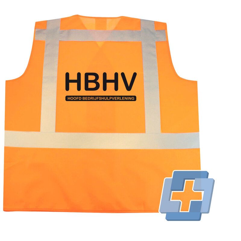RWS veiligheidsvest oranje - HBHV (Hoofd BHV)